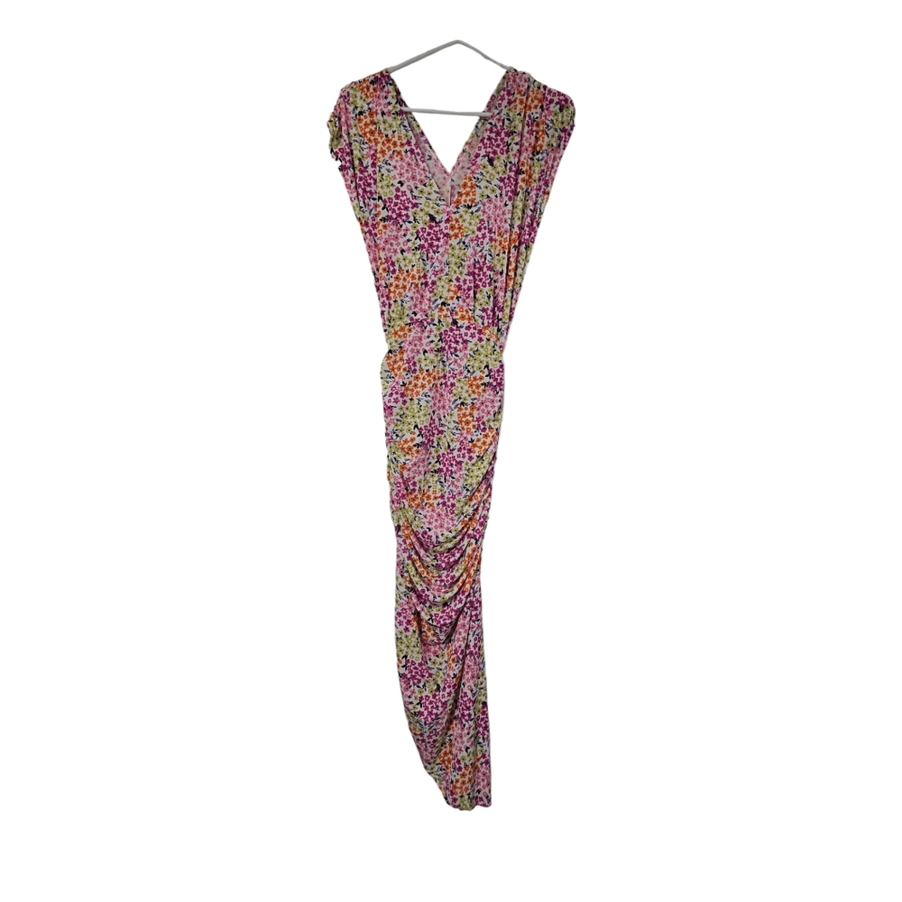 Summer Floral Dress,woman V-neck, size:small-medium, multicolor